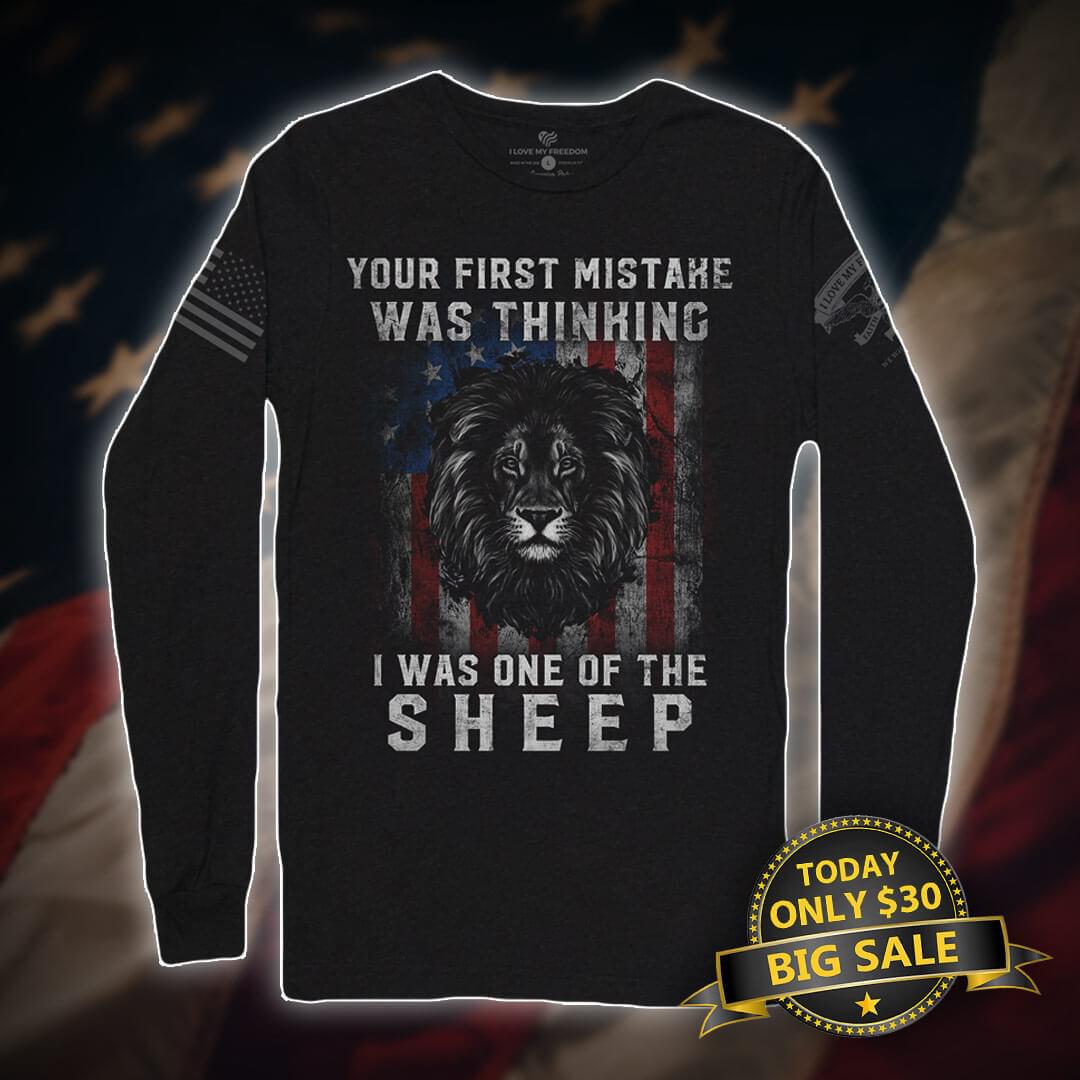 Lions Not Sheep Long Sleeve Shirt For Just 30!