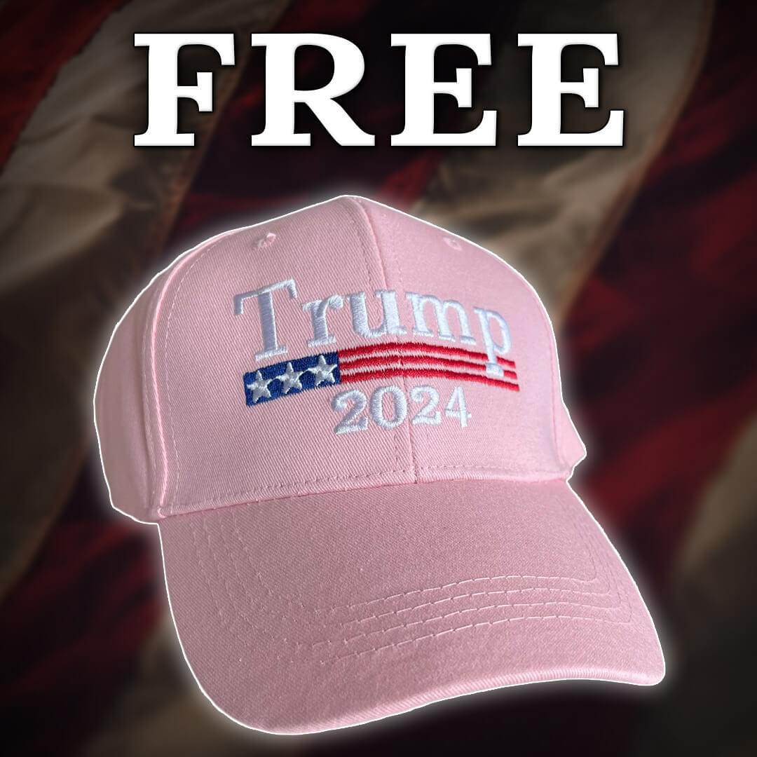 FREE Pink Trump 2024 Hat