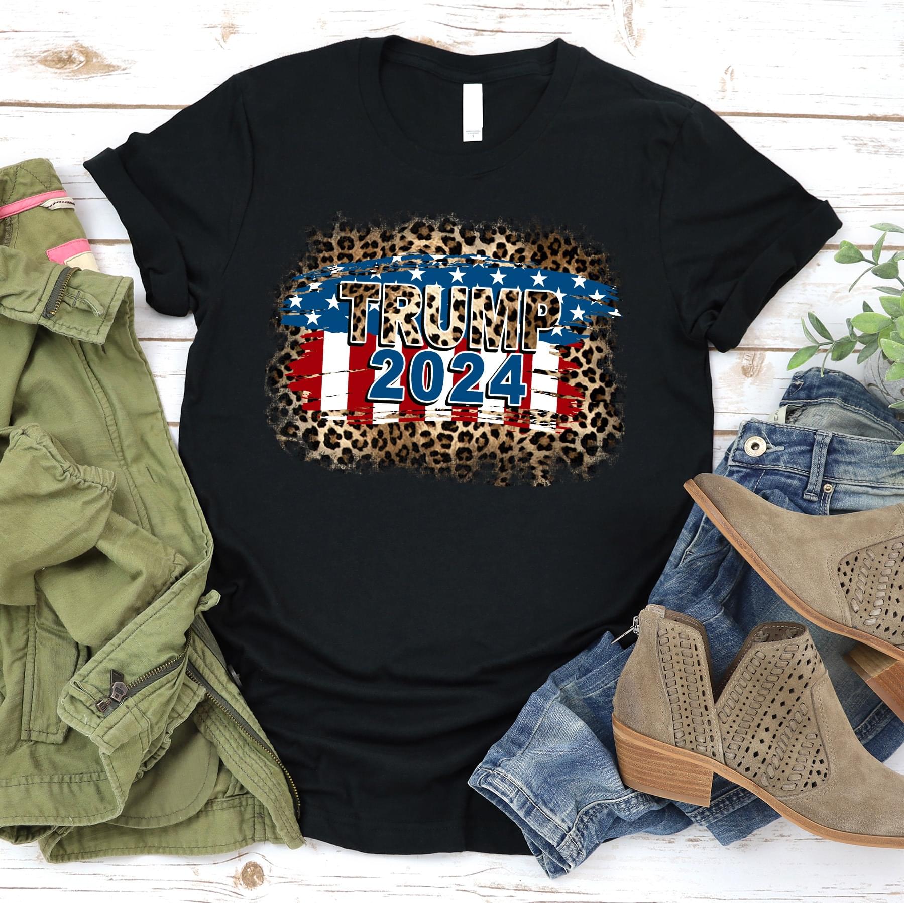 Trump 2024 Leopard Shirt