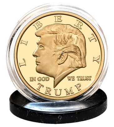 New Gold Trump Tribute Coin 70% Off