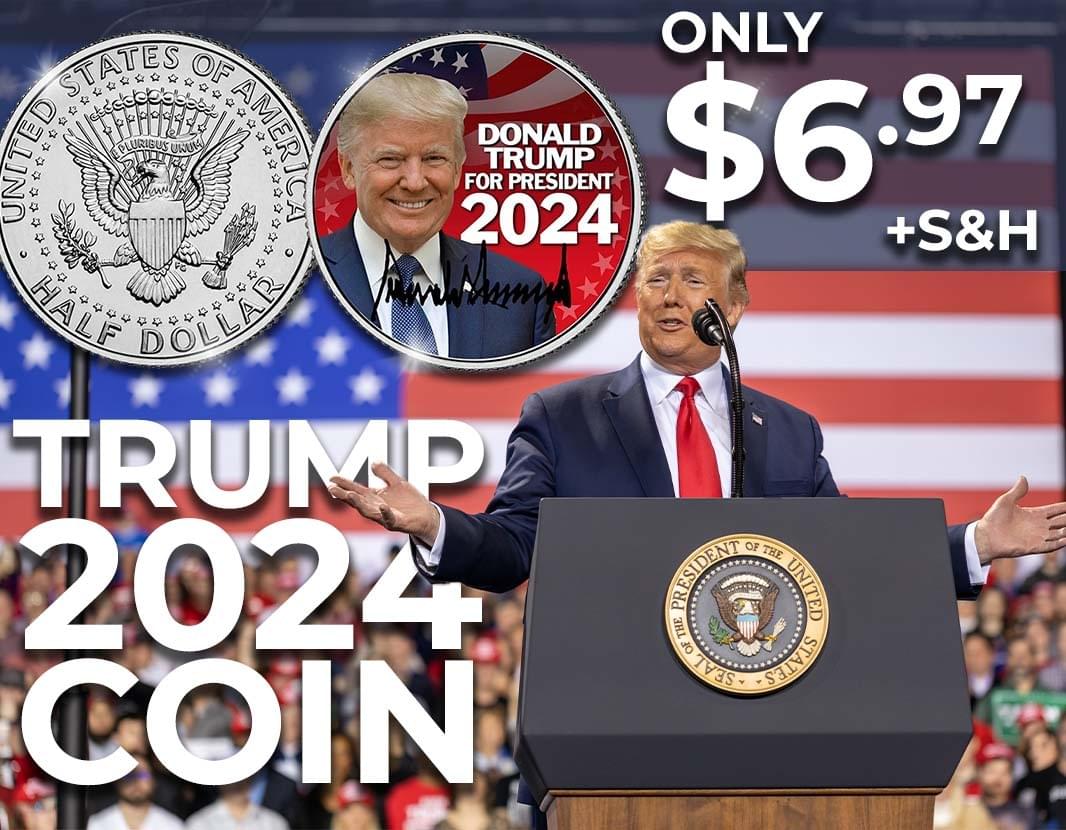 Trump 2024 Coin For 6.97!
